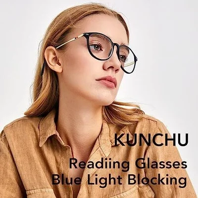 Anti Blue Light Blocking Glasses Women TR90 Eyeglasses Frame Men Prescription Reading Glasses CR39 Lens Hyperopia Myopia Eyewear 2