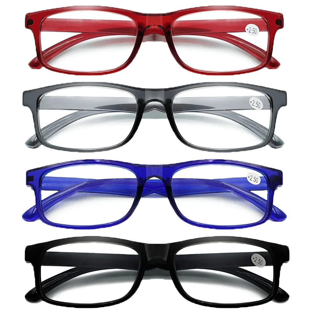 Anti-blue Ray Reading Glasses Men Women High Quality Half-frame Diopter Glasses Business Male Presbyopic Eyeglasses +1.0~+4.0 2