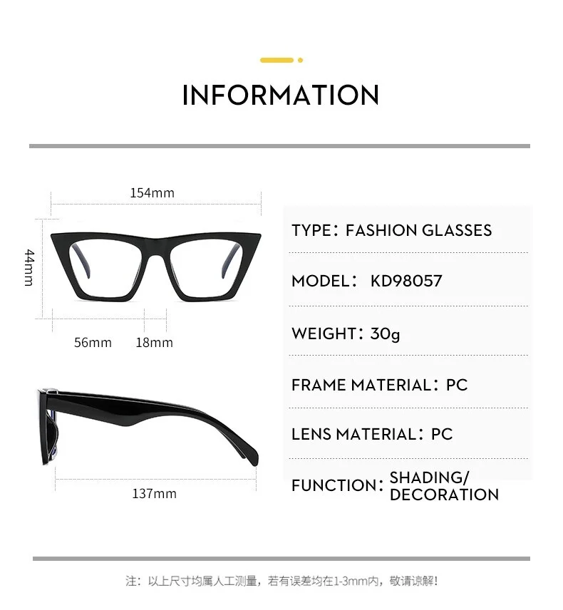 Cat Eye Anti Blue Light Optical Glasses Frames Women Crystal Cut TR90 Fashion Computer Eyeglasses Lentes Opticos Para Mujer 4