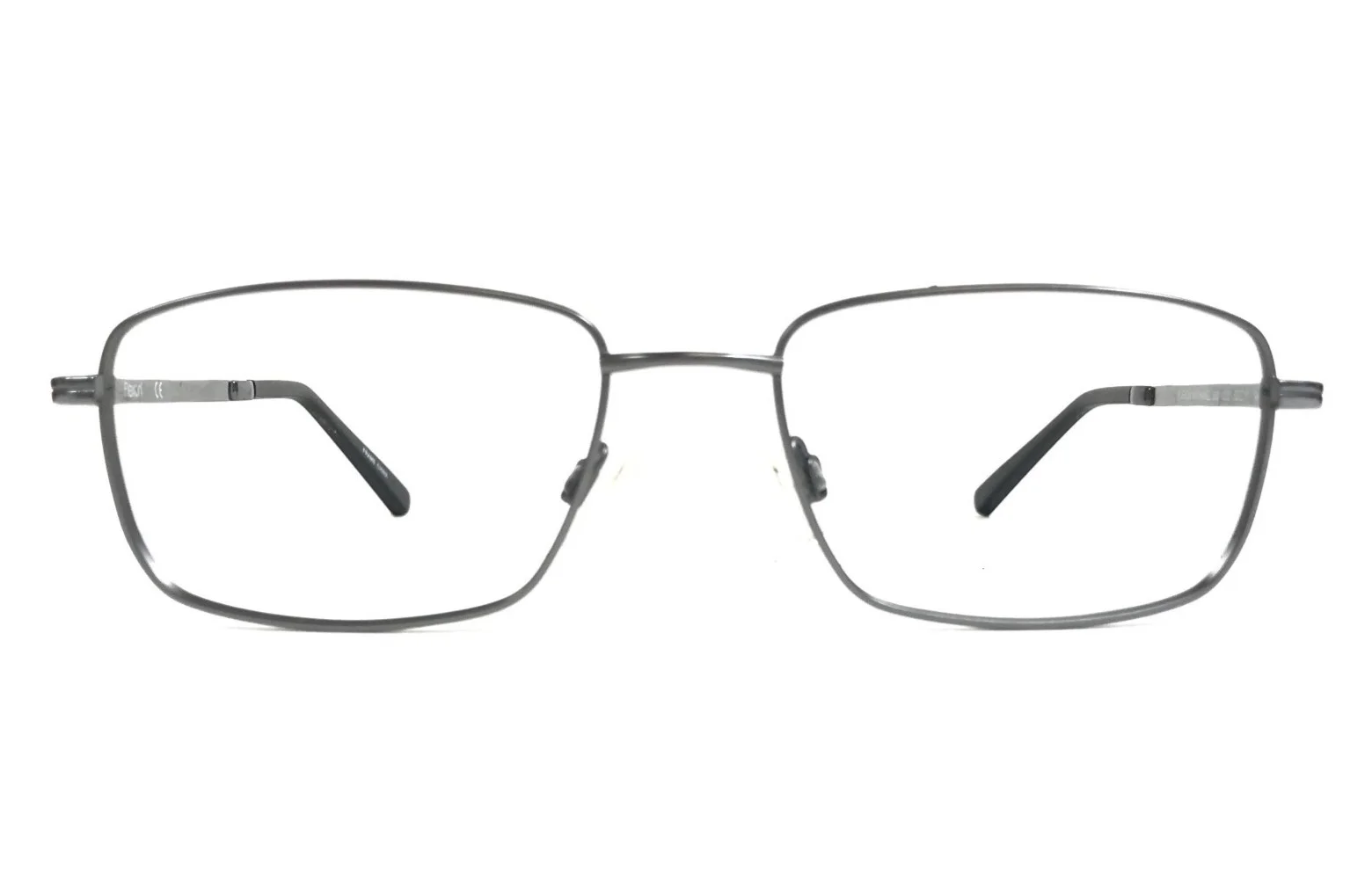 Flexon Eyeglasses Frames NATHANIEL 600 033 Dark Gunmetal Gray Titanium 52-17-140
