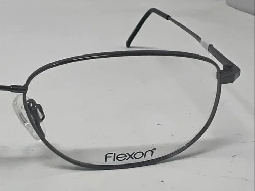 FLEXON Flexible Titanium 600 54/18 145 Gunmetal Men’s Eyeglass Frames R80 2