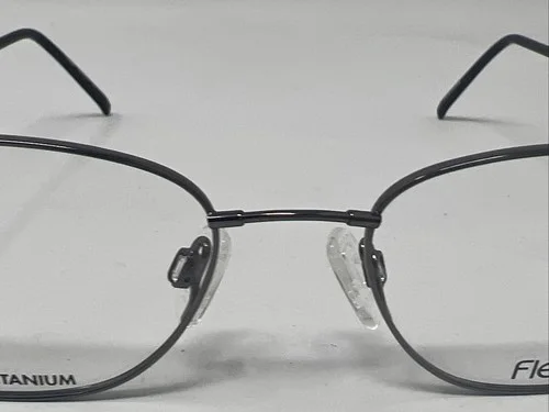 FLEXON Flexible Titanium 600 54/18 145 Gunmetal Men’s Eyeglass Frames R80 3