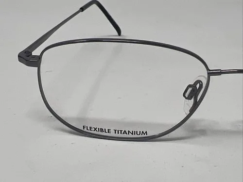 FLEXON Flexible Titanium 600 54/18 145 Gunmetal Men’s Eyeglass Frames R80 4