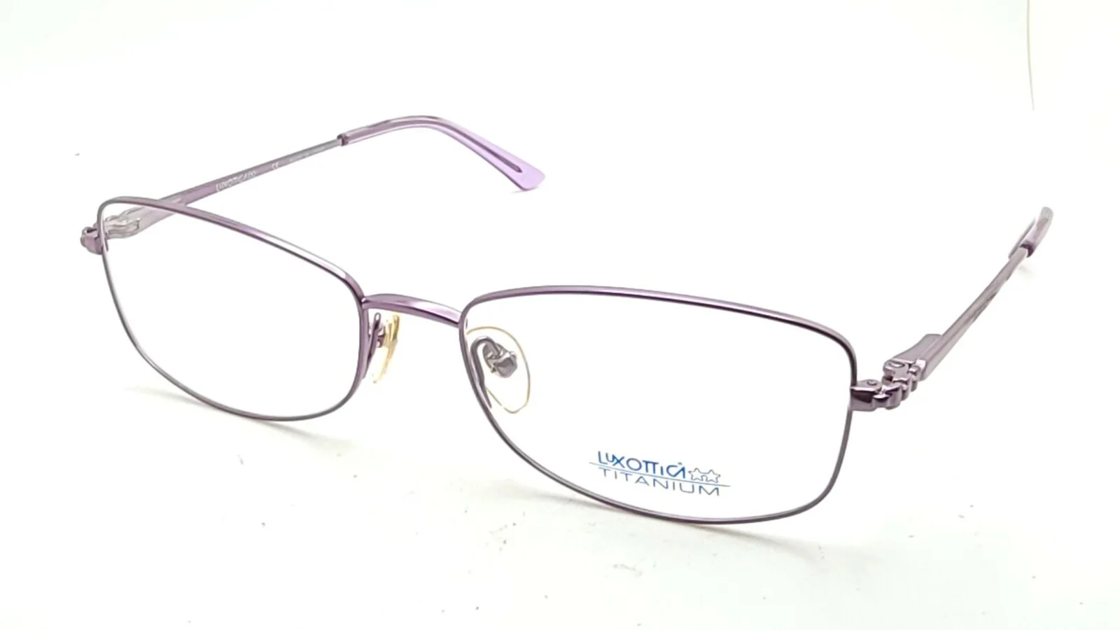 Luxottica 1389 4064 Purple Titanium Eyeglasses Frame 54-16 135 New 2