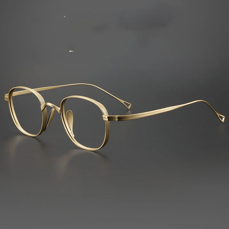 MINAMOTO 31018 TITANIUM EYEGLASS FRAME/GLASSES MADE IN JAPAN EXCLUSIVE DESIGNER
