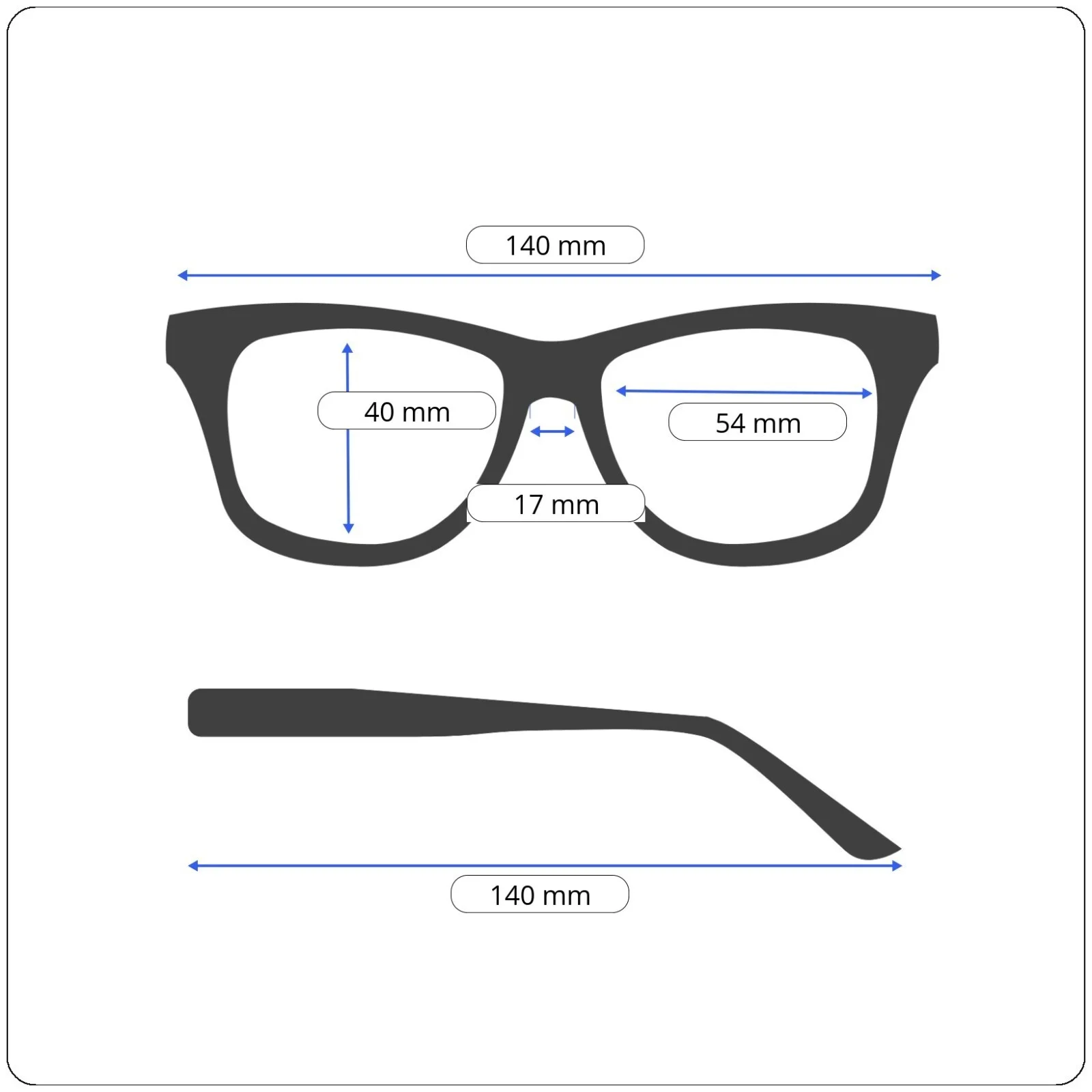 MODO 4095 RRED Red Womens Cat Eye Full Rim Eyeglasses 54-17-140 B:40 2