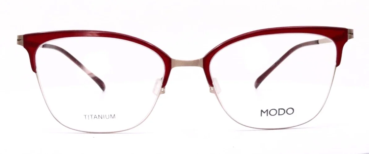 MODO 4095 RRED Red Womens Cat Eye Full Rim Eyeglasses 54-17-140 B:40 3