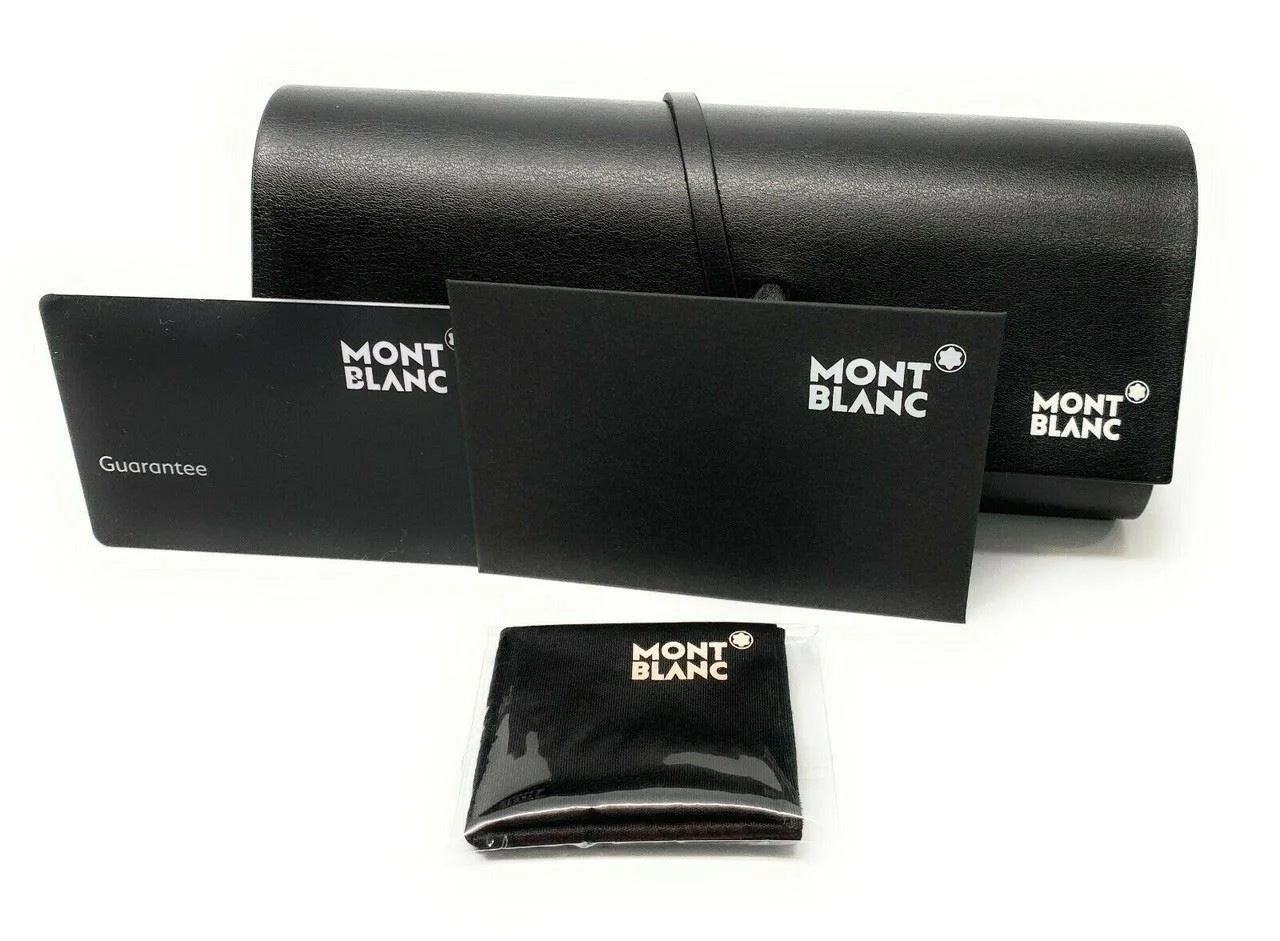 MONT BLANC MB0234OK 005 Silver Titanium 54 mm XL Size Men 2