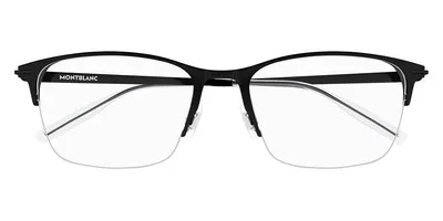 NEW Mont Blanc MB0284oA-001 Black Black TITANIUM TEMPLE Eyeglasses 3