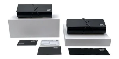 NEW Mont Blanc MB0284oA-001 Black Black TITANIUM TEMPLE Eyeglasses 4