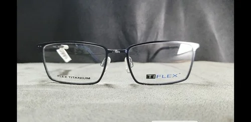 NEW Ti Flex Titanium MC T1717 Matte Black Gun Eyeglasses Frames 53 17 140