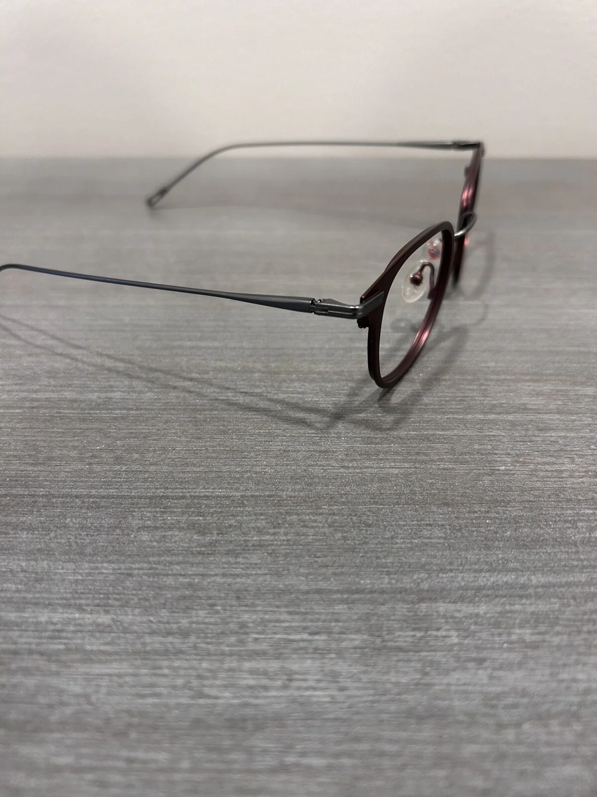 New Titanium220 T220-08 Silver & Blue Eyeglasses w/Swarovski Crystals 54/16/135 4