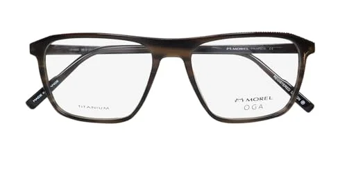 Oga 10160o Titanium Metal Premium Materials Genuine Rare Eyeglass Frame/Glasses [56-17-150, green/grey] 2