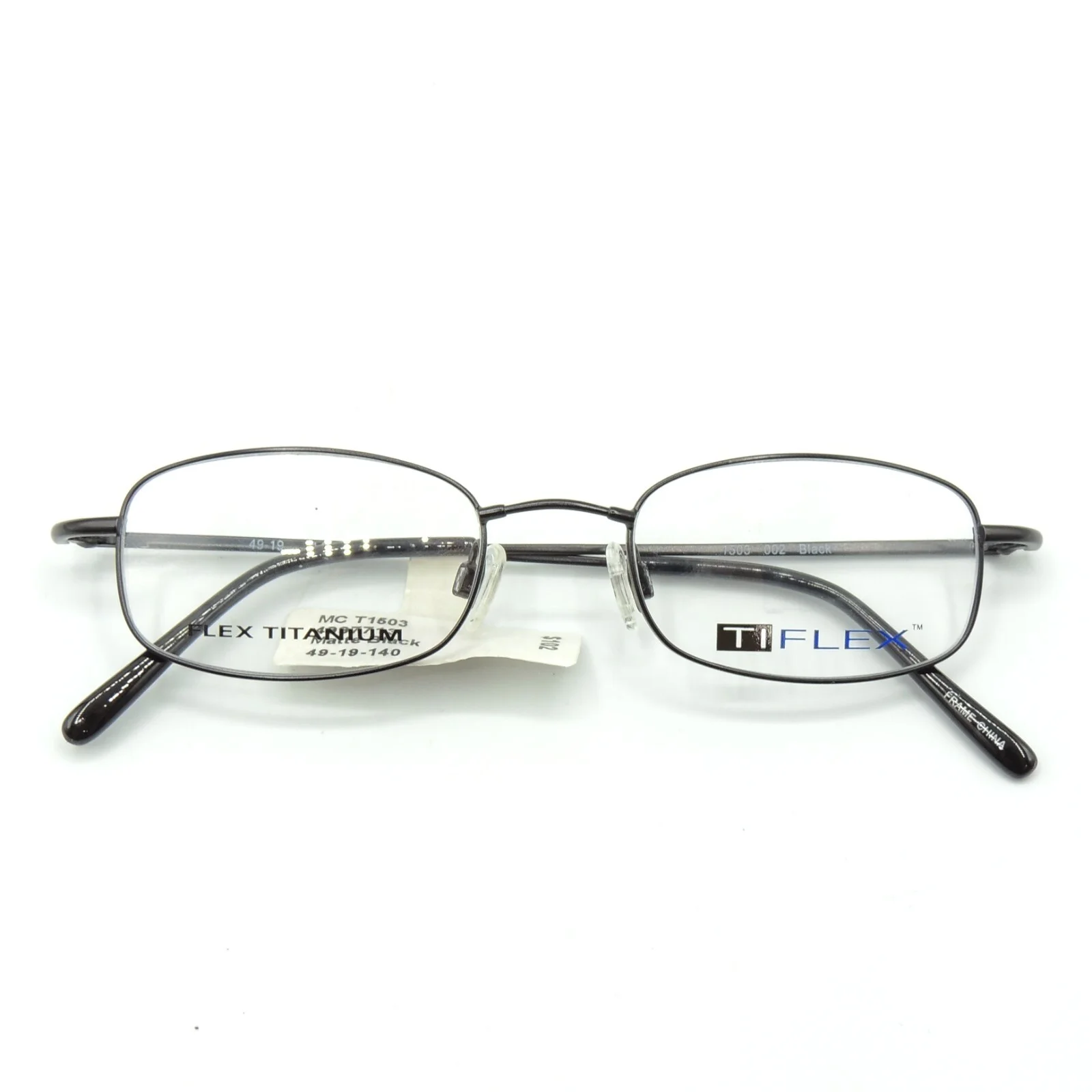 TI Flex 1503 T1503 Black Eyeglass Frame 49 19 140 2